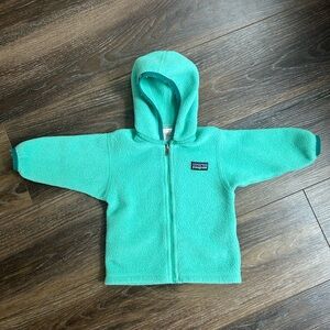 Patagonia Kids' Green Fleece Hoodie